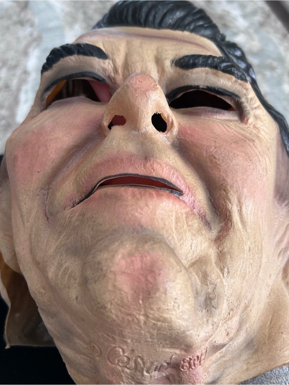 1983 Ronald Regan Halloween Mask (see markings )